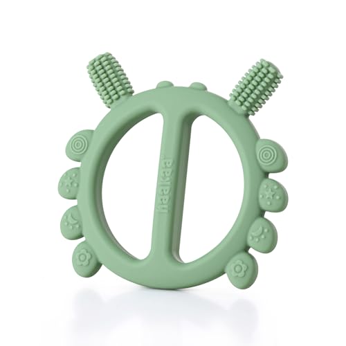 Haakaa Silicone Crab Baby Teether,Teething Toys,360° Baby Toothbr...