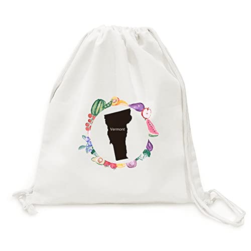 Sac en tissu pliable à sangle Vermont pour fruits et légumes frais