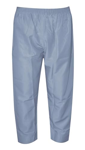 Men Pants Salwar Mens Serwal Egyptian Wear Trousers Shalwar Egypt Islam Arab Islamic Thoub Kaftan Pajamas Waist Pajama Men's Desert Elastic with 1 Pockets (Light Gray - Size : 26)