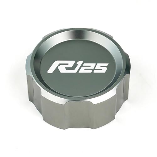 Tapa de depósito de frenos de aluminio que asegura el líquido trasero de tu YZFR125