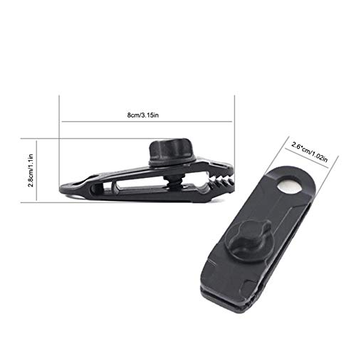 10 Stuks Tarp Clips Heavy Duty Lock Grip Tent Clip Tent Bevestigingsmiddelen Luifel Klem Set Tent Accessoires Voor… - Image 3