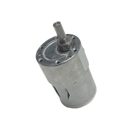 Jgb37-3530 Torque DC Gear Motor 12V/24V - Metal Gearbox Speed Controller Adjustable RPM Motor for Robotics & Industrial Applications(Motor x Bracket,12 RPM_12V)