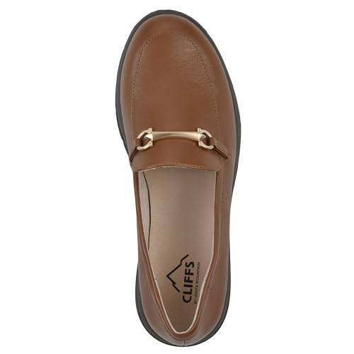 Image of CLIFFS BY WHITE MOUNTAIN Women's Flow Cushioned Lug Sole Loafer Flat