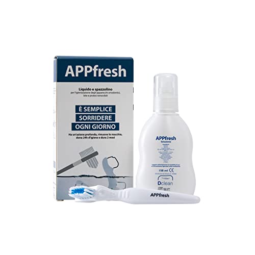 Detergente liquido per dispositivi ortodontici e protesi dentali (150 ml)