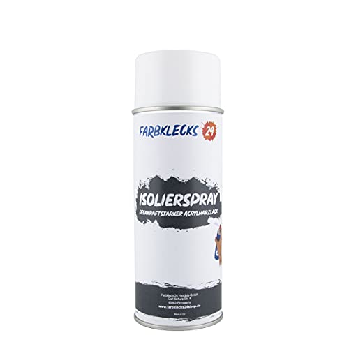Farbklecks24 Isolierspray 400ml, Isoliergrund, Fleckenblocker Cover
