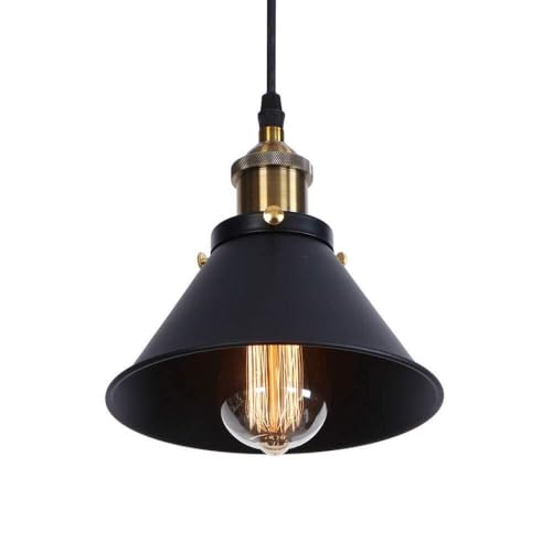 Abat-jour vintage E27 suspension luminaire industrielle rétro pour cuisine et maison