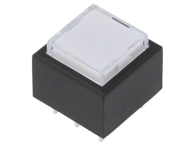 KLS22F036AQ Commutateur bouton-poussoir DPDT 0,5A 25VDC ON-(ON)