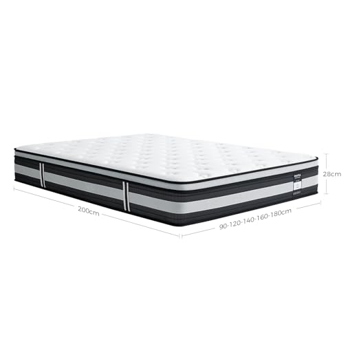 Inofia Ace Hybrid Matratze 90x200cm H3 Mittelfest 7-Zonen 100-Nächte-Probeschlaf Orthopädisch