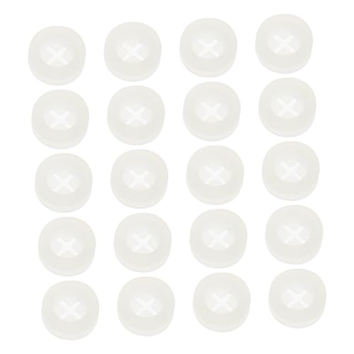 TIDTALEO 20pcs Bamboo Wooden Plug Stopper for Lids, Glass Bottles, Mugs - Brown