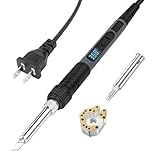 Joystick Soldering Iron Kit, 90W Portable Solder Iron Pen with Soldering Tips for Gaming Controller Joystick Replacement, Adjustable Temperature with Digital Display