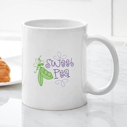 Taza de cerámica CafePress 11 oz blanca miniatura 5