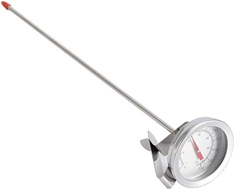 Long Probe Dial Thermometer Kettle Clip-on for Household Brew Wine Beer Temperature Meter