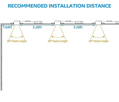 Torchstar E-Star Series 3 Inch Gimbal Led Recessed Lights With J-Box, 7W (50W Eqv.) Dimmable, Airtight Angled Directional Eyeball Recessed Lighting, Cri 90+, 3000K Warm White, Satin Nickel, Pack Of 6 #TOP6