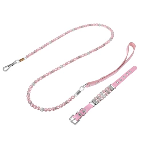 Collier pour animal de compagnie et laisse r&eacute;sistante avec boucle r&eacute;glable