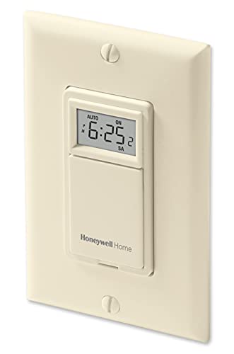 Honeywell Home Rpls531A 7-Day Programmable Timer Switch, Almond #TOP1