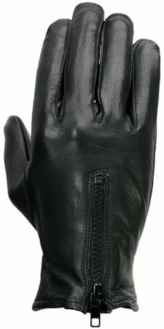 Milwaukee Leather SH867 Men's USA Deerskin Black Leather Unlined Lightweight Motorcycle Riders Gloves - Image 7