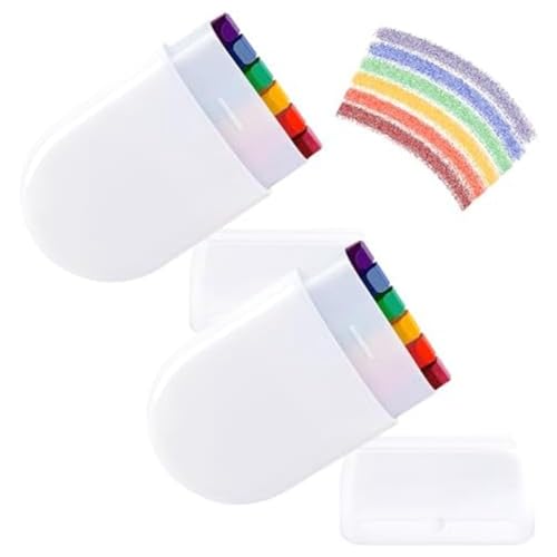 yasoe 2 Piezas de Pintura Corporal para la Cara del Iris, Pintura con Bandera del Día del Orgullo Gay, Crayón de Rayas del Iris LGBT para el Día del Orgullo Gay