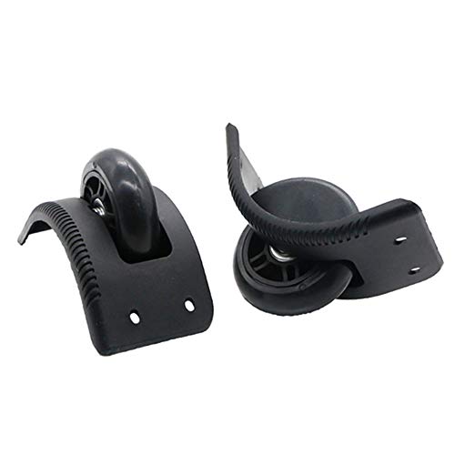 Luggage Wheel,Luggage Suitcase Wheels, Directional Black Typ Luggage Mute Wheel Suitcase Replacement Repair Wheels Parts Spinner (D003#)4