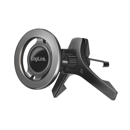 Logilink AA0167 Support magnétique pour Smartphone à 3 Points pour Grille d'aération de Voiture