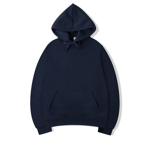 JMORCO Sudaderas Hombres Sudadera con Capucha for Hombre, Estilo Informal, de Primavera y otoño, Color Liso Gran tamaño(Color2,S)
