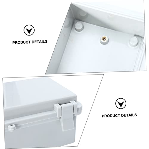 Boîte de dérivation étanche blanche ABS boîtier électronique - 5