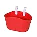 lunji cesta de bicicleta infantil, Land-Haus-Shop – Cesta, 15 x 25 x 15 cm, rojo, 15x25x15cm