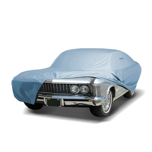 Image of iCarCover Premium Car Cover for 1963-1965 Buick Riviera Heavy Duty Waterproof All-Weather Automobiles Custom Fit Indoor Outdoor UV Snow Protection Covers with Straps and Bag