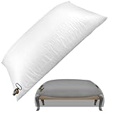 HolyMaji 87 × 39 Inch Patio Furniture Cover Airbag, Rectangle Inflatable Patio Table Cover Air Pillow Winterizing Kit, Outdoor Furniture Covers Waterproof Prevents Leaves, Water and Snow Pooling