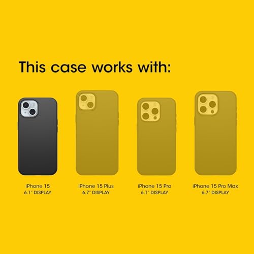 OtterBox Clear Case Series with MagSafe for iPhone 15, Shockproof, Drop Proof, Ultra-Slim, Protective Case, 3x Tested to Military Standard, Narwhal - Image 4