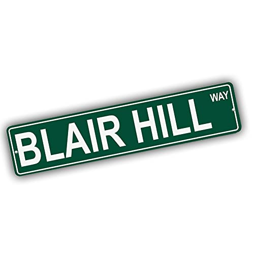 Brotherhood Aluminum Street Sign for Blair Hill - Maine Mountain Wall Decor