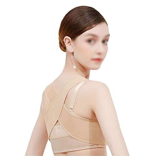 TTXP Femmes Bosse Posture Correcteur Soutien-Gorge Soutien Poitrine Brace Shapewear Body Shaper pour Bossu,Beige-M Cover