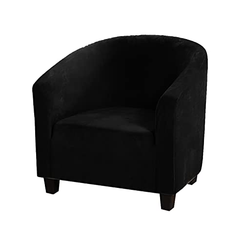 Topchances Soft Velvet Tub Chair Cover