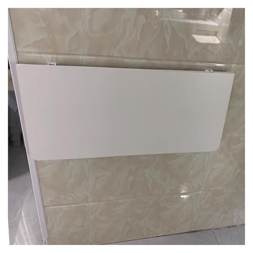 Table pliante pour petits espaces bureau mural blanc compact