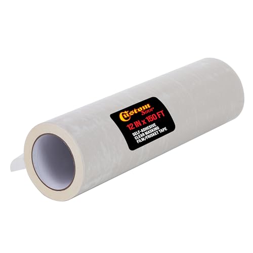 Image of Custom Shop 12 inch X 150' Roll of Clear Masking Film /Frisket for Artists, Airbrush Graphics
