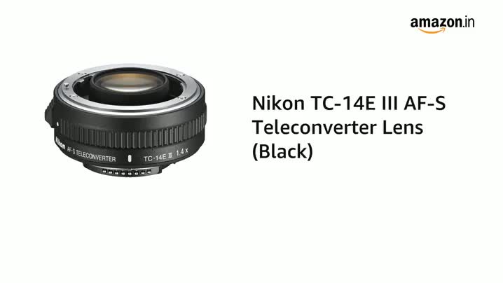 Nikon TC-14E III AF-S Teleconverter Lens (Black) : NIKON: Amazon