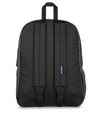 Image of JanSport Cross Town Backpack - Simple Bag for Everyone with 1 Main Compartment, Front Utility Pocket - Premium Class Accessories - Smokey Grit