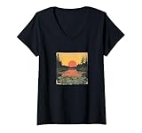 Serene Lake With Lily Pads Landscape Vintage Merch