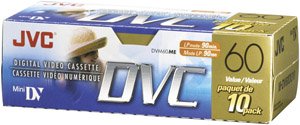 Jvc Mdv60Du10 - Mini videocassetta digitale (10 pezzi)