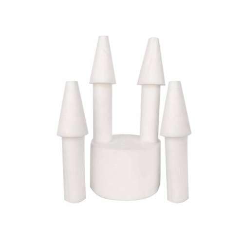 Styrofoam Castle Cake Dummy Set – Premium Polystyrene Foam Cake Form for Fondant Practice, Display & Decorating – DIY Castle Structure Base for Wedding & Theme Cakes (Round + Cone Combo)