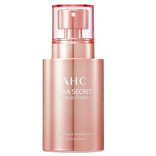 AHC Tone Up Cream soin premium perfecteur de teint et éclat rose