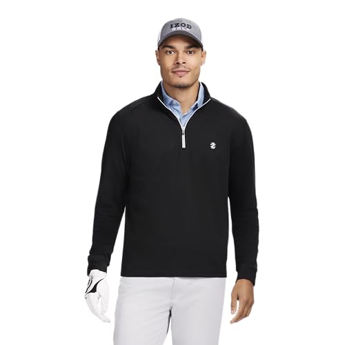 Amazon.com: IZOD Men's Swingflex Golf Pro Mesh Quarter Zip Long