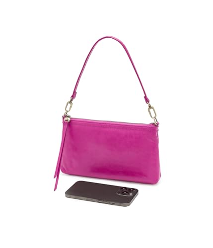 Image of HOBO Darcy Leather Convertible 3-in-1 Crossbody Bag with Removable & Adjustable Strap, Exterior Phone Slip Pocket