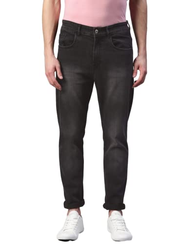 Image of Hubberholme Men's Stretchable Slim Fit Jeans - Casual Cotton Jeans for Men