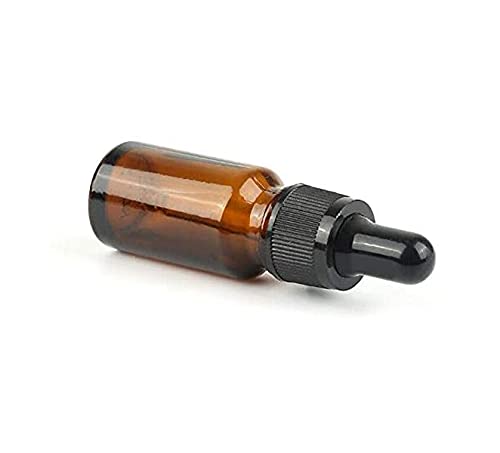 12 barattoli di vetro ambrato bottiglie contagocce...