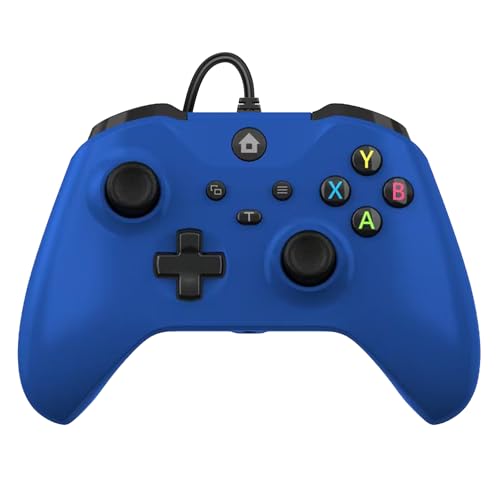 Kamylorus Controller Wired for XBOX-ONE, Xbox Series X|S, Plug and Play Gaming Gamepad with 3.5mm Audio Jack, Video Game/Gaming Controller Support Turbo Function, Dual Vibration