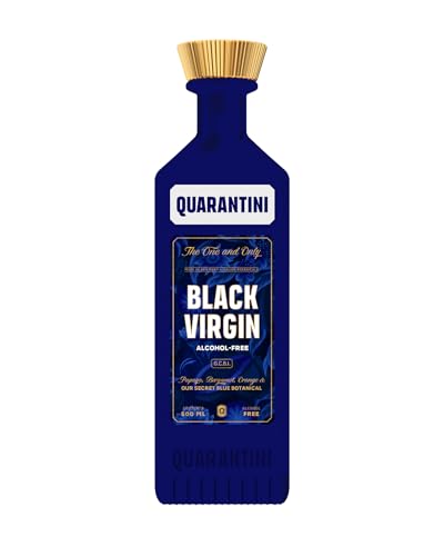 Quarantini Black Virgin (500 ml) alkoholfreie Gin-Alternative mit auserwählten Botanicals perfekter Geschmack ohne Alkohol