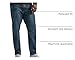 Lee Men's Big & Tall Legendary Relaxed Straight Jean, Lieutenant, 52W x 30L