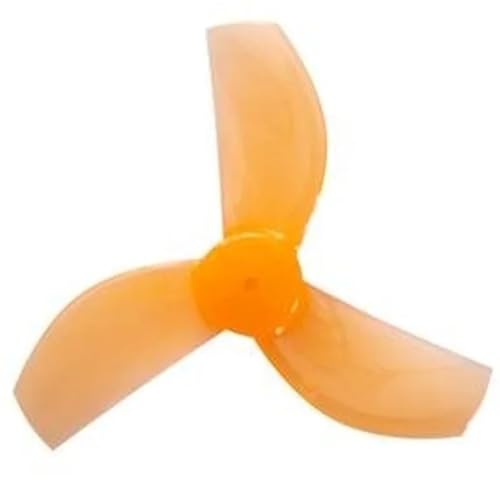 Hélices FPV 35mm 3 pales orange pour mini quadricoptère axe 1.0mm