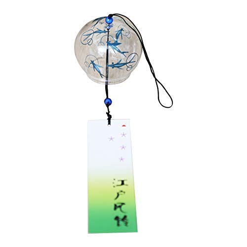Eliteshine ZG-026 Japanese Wind Bell Wind Chimes Handmade Glass Furin-Bluefish cover