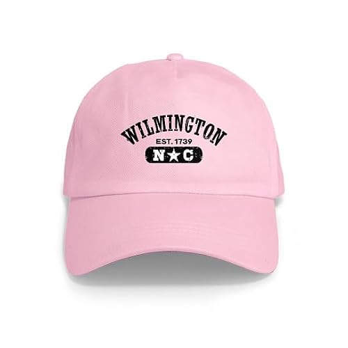 CafePress Wilmington NC Pink Adjustable Baseball Cap
